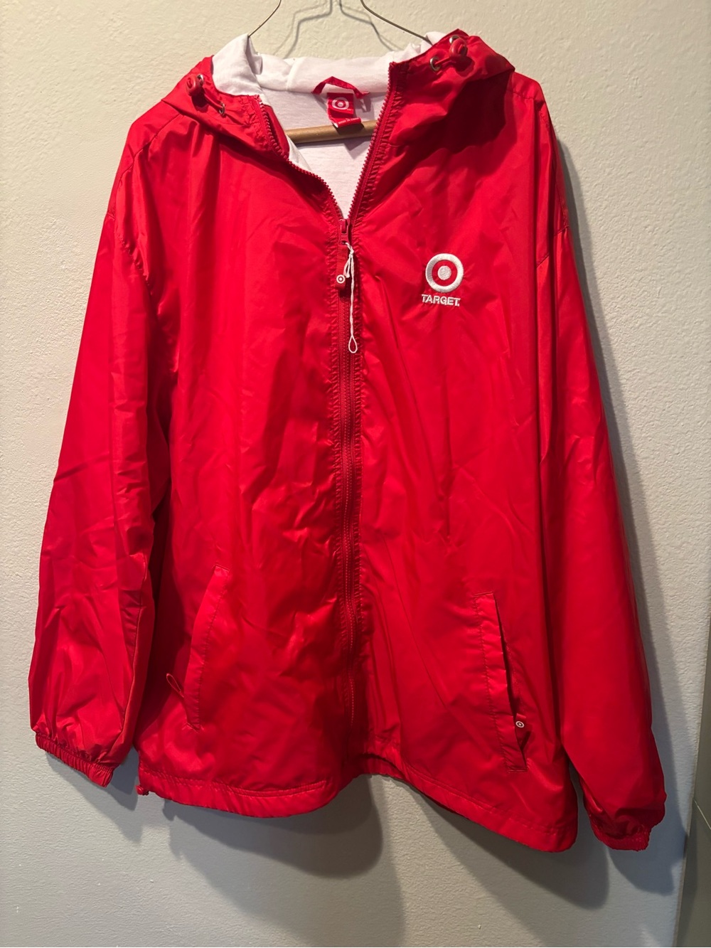 Target Red Hooded Logo Jacket